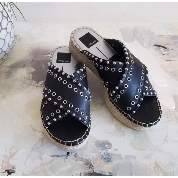 Dolce Vita Shoes - 🚨SALE Genuine Black Leather Espadrille Dolce Vita